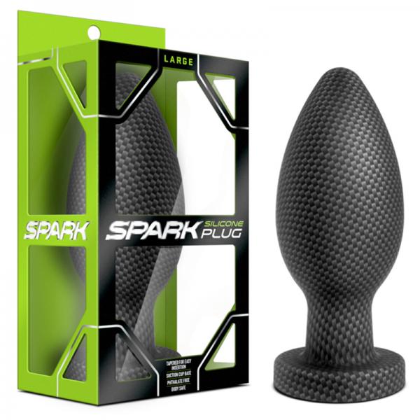 Spark Silicone Plug Large Black - ACME Pleasure