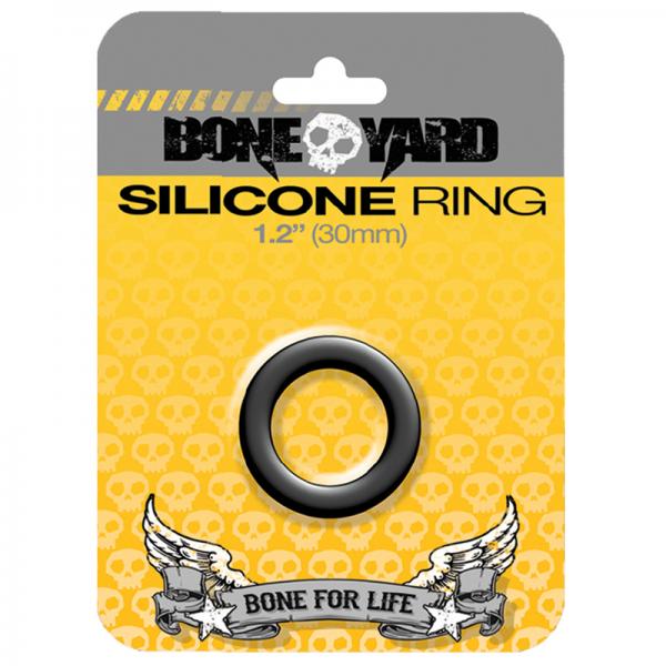 Boneyard Silicone Ring 1.2 inches Black - ACME Pleasure