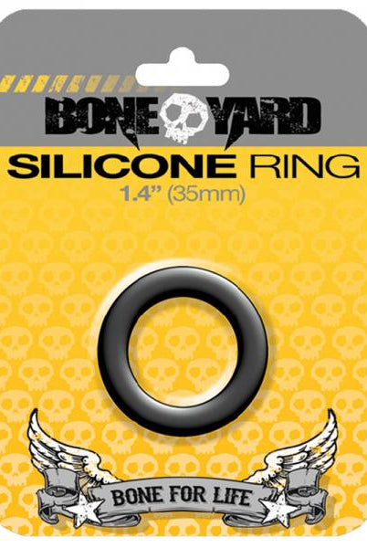 Boneyard Silicone Ring 1.4 inches Black - ACME Pleasure