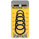 Boneyard Silicone Ring 5 Pcs Kit Black - ACME Pleasure