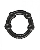 My Ten Erection Rings Beaded Comfort Rings Black - ACME Pleasure