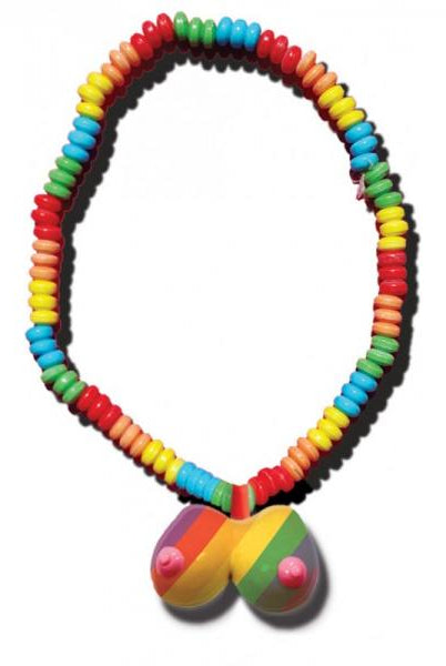 Rainbow Boobie Candy Necklace - ACME Pleasure