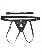 King Cock Fit Rite Harness Black Nylon Strap On - ACME Pleasure