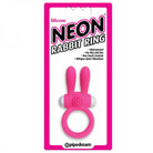 Neon Rabbit Ring Vibrator Pink - ACME Pleasure