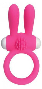 Neon Rabbit Ring Vibrator Pink - ACME Pleasure