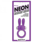 Neon Rabbit Ring Vibrator Purple - ACME Pleasure