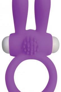 Neon Rabbit Ring Vibrator Purple - ACME Pleasure