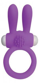 Neon Rabbit Ring Vibrator Purple - ACME Pleasure