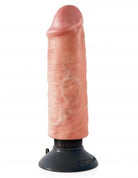 King Cock 6 inches Vibrating Dildo Beige - ACME Pleasure