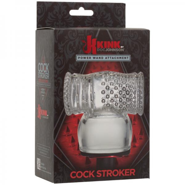 Kink Wand Attachment Cock Stroker Clear - ACME Pleasure