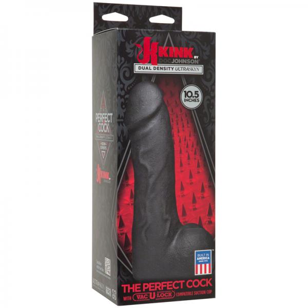 The Perfect Cock Large 10.5 inches Black Dildo - ACME Pleasure