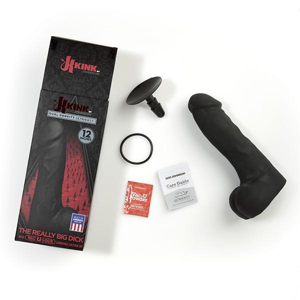 Kink The Really Big Dick 12 inches Black Dildo - ACME Pleasure