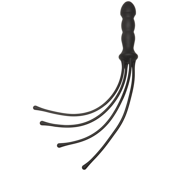 Kink The Quad Silicone Whip Black 18 inches - ACME Pleasure