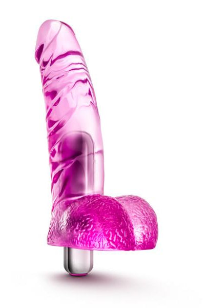 Naturally Yours Vibrating Ding Dong Pink Dildo - ACME Pleasure
