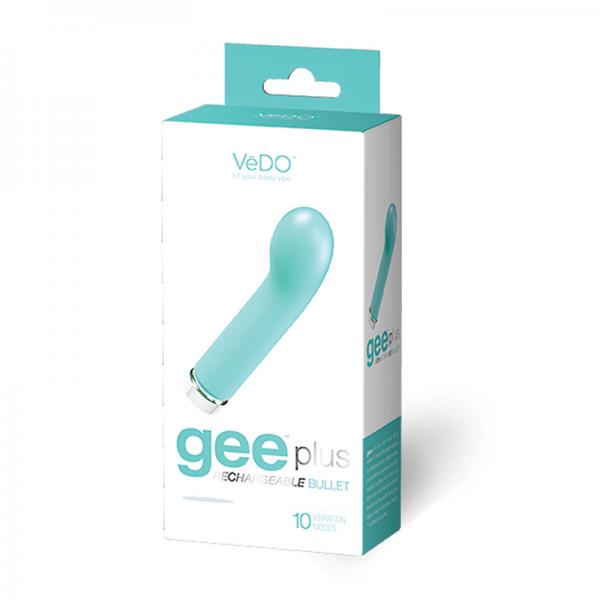 Vedo Geeplus Rechargeable Vibe - Tease Me Turquoise - ACME Pleasure