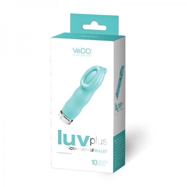 Vedo Luvplus Rechargeable Vibe - Tease Me Turquoise - ACME Pleasure