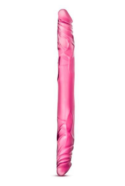 B Yours - 14in Double Dildo - Pink - ACME Pleasure