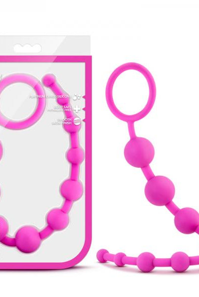 Luxe - Silicone 10 Beads - Pink - ACME Pleasure