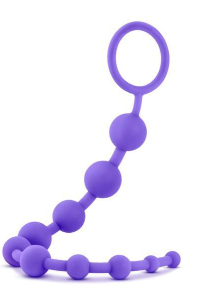 Luxe Silicone 10 Beads Purple - ACME Pleasure