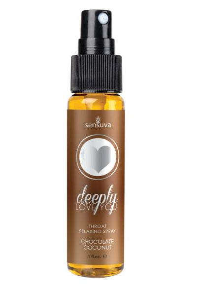 Deeply Love You Chocolate Coconut Throat Relaxing Spray 1oz Bottle - ACME Pleasure