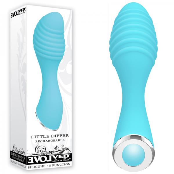Little Dipper Blue Silicone Rechargeable Vibrator - ACME Pleasure