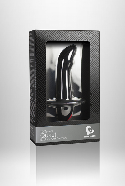Quest Prostate 7X Bullet Vibrator Black - ACME Pleasure