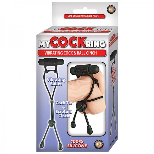 My Cock Ring Vibrating Cock And Ball Cinch Black - ACME Pleasure