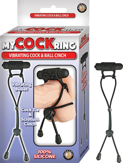 My Cock Ring Vibrating Cock And Ball Cinch Black - ACME Pleasure