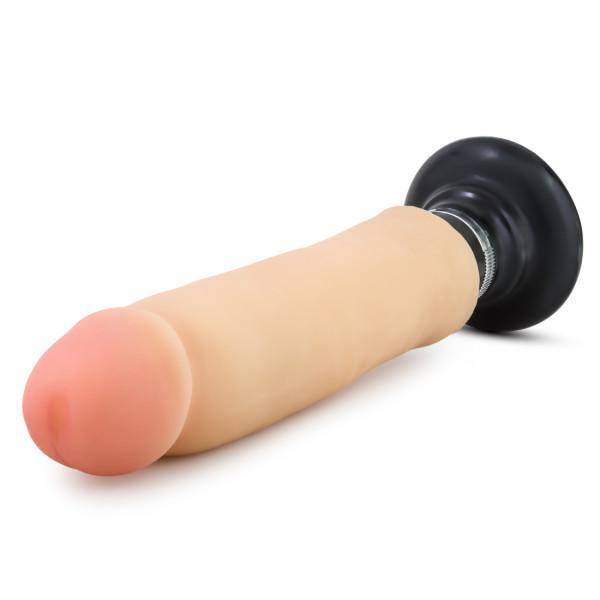 Au Naturel 11 inches Magnum Vibrating Dong Beige - ACME Pleasure