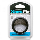 Perfect Fit Xact-fit Silicone Rings L-xl (#20, #21, #22) Black - ACME Pleasure