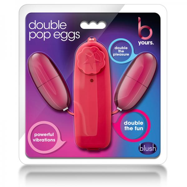 Double Pop Eggs Cerise Pink Vibrating Bullet - ACME Pleasure