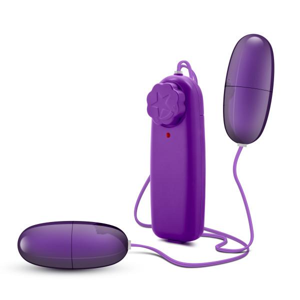 Double Pop Eggs Plum Purple Vibrating Bullet - ACME Pleasure