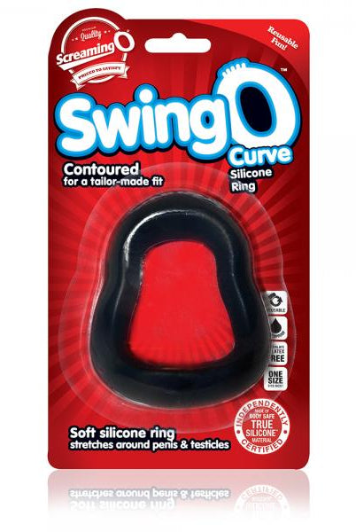 Screaming O SwingO Curved Black C-Ring - ACME Pleasure