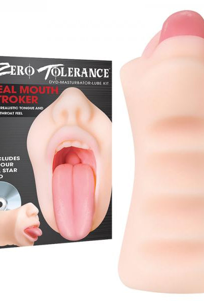Zero Tolerance Real Mouth Stroker W/dvd - ACME Pleasure