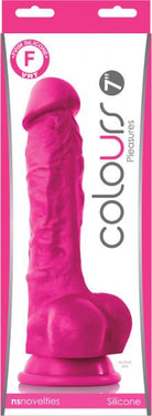 Colours Pleasures 7 inches Silicone Dildo Pink - ACME Pleasure