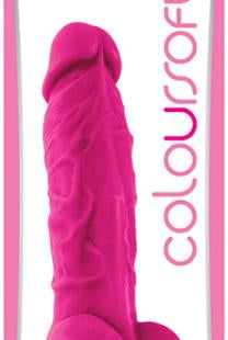 Coloursoft 5in Soft Dildo Pink - ACME Pleasure