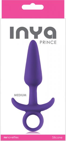 Inya Prince Medium Anal Plug Purple - ACME Pleasure