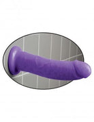 Dillio Purple 8 inches Slim Realistic Dildo - ACME Pleasure