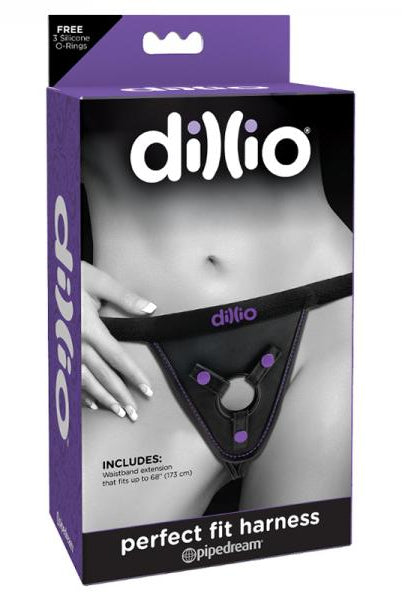 Dillio Purple Perfect Fit Harness - ACME Pleasure