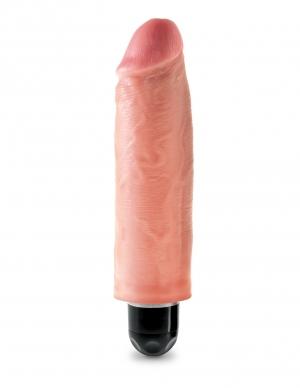 King Cock 6 inches Vibrating Stiffy Beige - ACME Pleasure