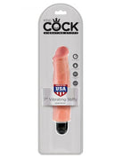 King Cock 7 inches Vibrating Stiffy Beige - ACME Pleasure