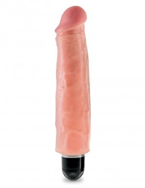 King Cock 7 inches Vibrating Stiffy Beige - ACME Pleasure