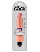 King Cock 8 inches Vibrating Stiffy Beige - ACME Pleasure