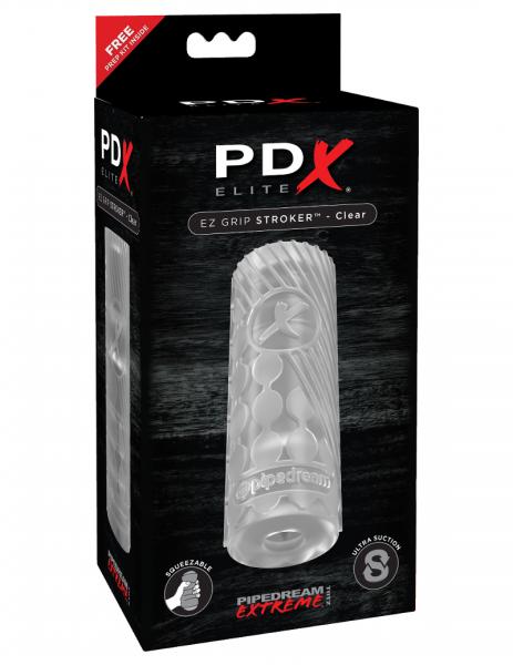 PDX Elite EZ Grip Stroker Clear - ACME Pleasure