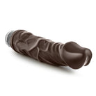 Dr Skin Vibe 6 8.75 inches Chocolate Brown Vibrating Dildo - ACME Pleasure