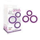 Gossip Love Ring Trio Silicone Violet - ACME Pleasure