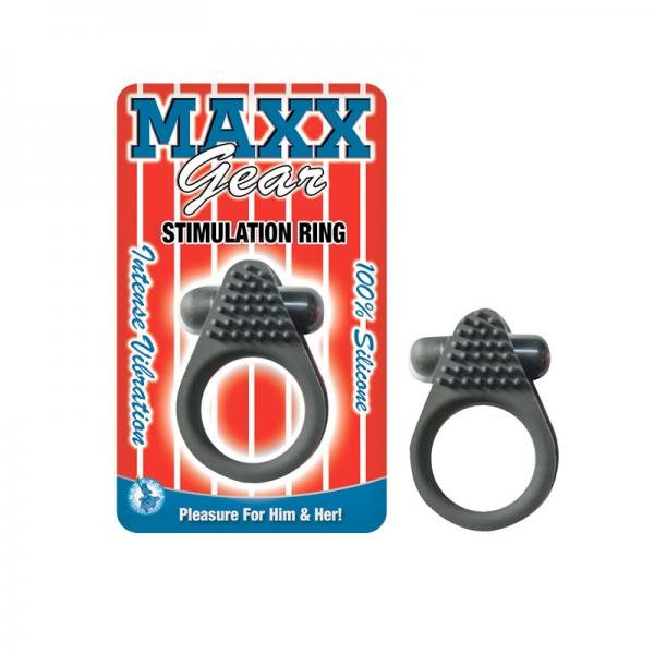 Maxx Gear Stimulation Ring Black - ACME Pleasure