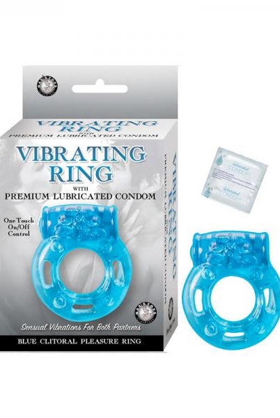 Vibrating Ring Clitoral Pleasure Ring Blue - ACME Pleasure