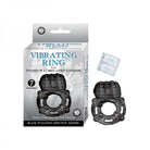 Vibrating Ring Black Pulsating Erection Keeper Black - ACME Pleasure