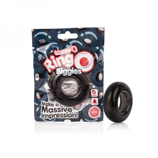 Screaming O Ringo Biggies Black Thick Cock Ring - ACME Pleasure